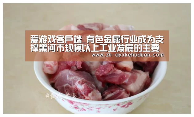 爱游戏客户端_有色金属行业成为支撑黑河市规模以上工业发展的主要力量(图3) 爱游戏客户端